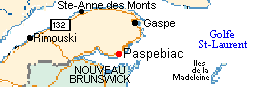 carte de la Gaspsie